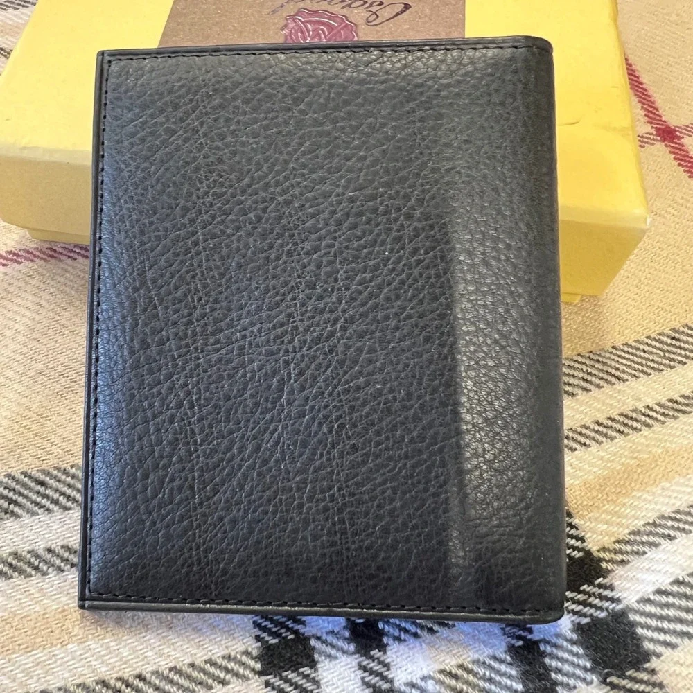 Osgood Marley 1532 Espresso ID Passcase Wallet RFID Blocking‎ Leather
